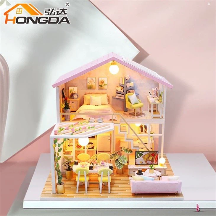 Doll Wooden House